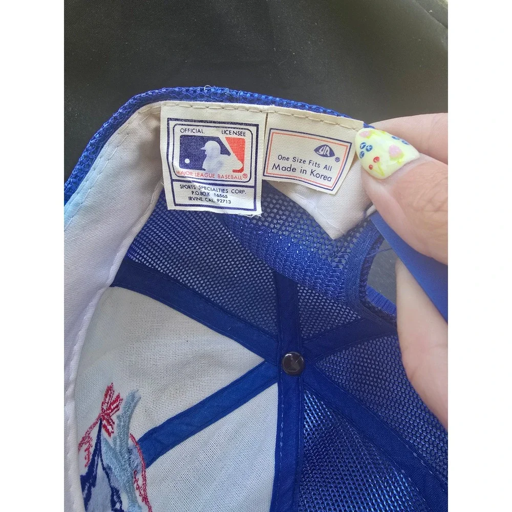 Vintage Sports Specialties Toronto Blue Jays Trucker Hat Mesh Snapback MLB Blue‎